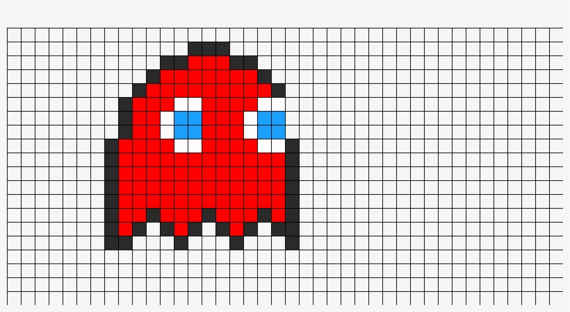 Pac Man Ghost Perler Bead Pattern Bead Sprite Pixel Art Pac, 55% OFF