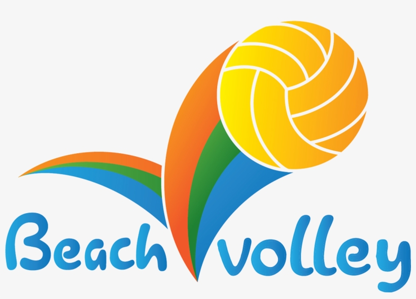 Beach Volleyball Png Free Download - Beach Volleyball Tournament Logo, transparent png download