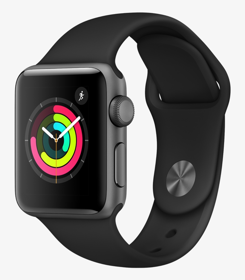 Apple Watch Series 3 Gps 42 Mm - Apple Watch 3 Space Gray, transparent png download