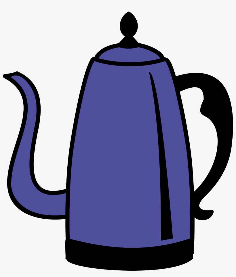 Big Image - Coffee Pot Clipart, transparent png download