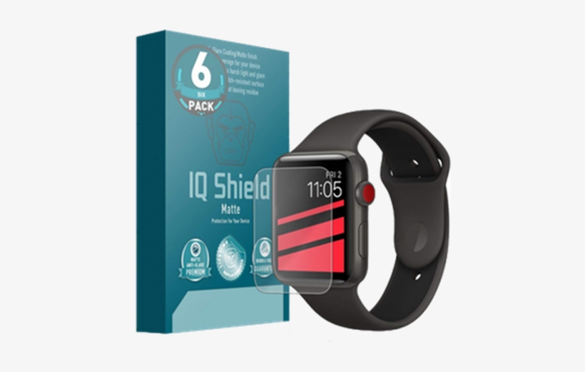 Picture Of Iqshield Apple Watch Screen Protector - Samsung Galaxy S8 Plus Screen Protector Iq Shield Matte, transparent png download