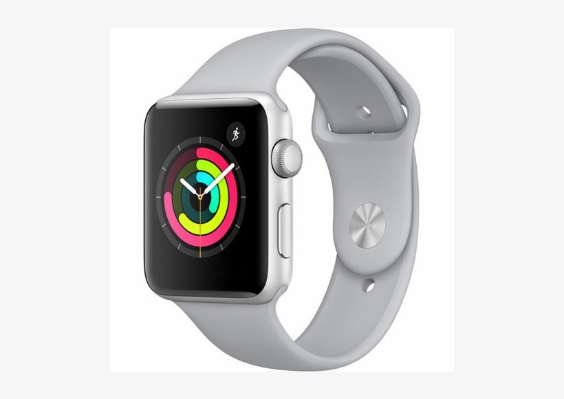 Auction - Apple Watch Series 3 (gps) - 42 Mm - Silver Aluminium, transparent png download