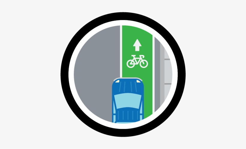 Don't Stop Or Park In A Bike Lane - Courcouronnes, transparent png download