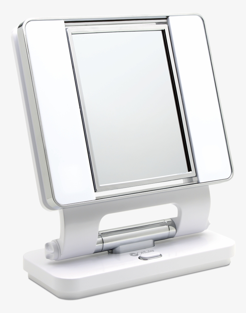 Ottlite Natural Lighted Makeup Mirror White - Lighted Makeup Mirror, transparent png download