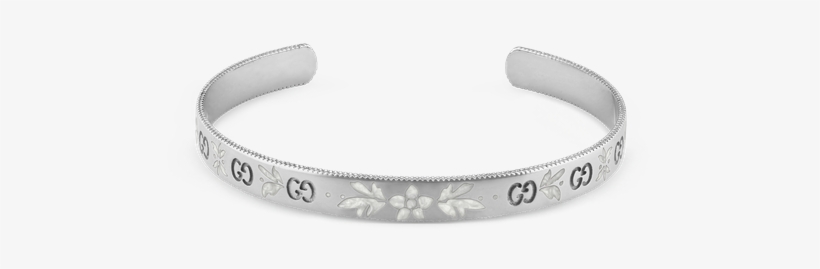 Gucci Icon Blooms Bracelet - Gucci Icon Blossom 18ct Rose Gold Bracelet, White, transparent png download