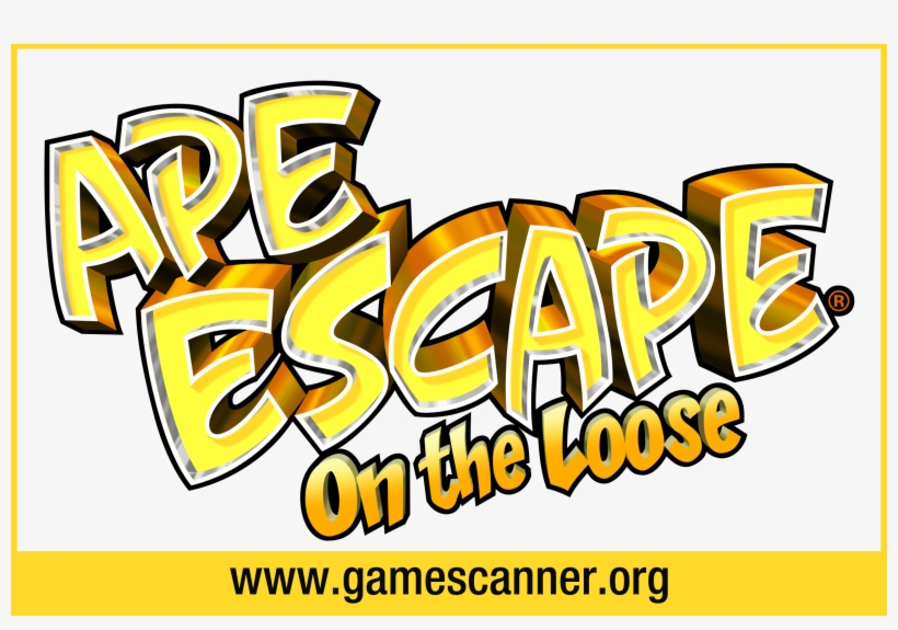 Ape Escape On The Loose Logo - Ape Escape On The Loose [psp Game], transparent png download