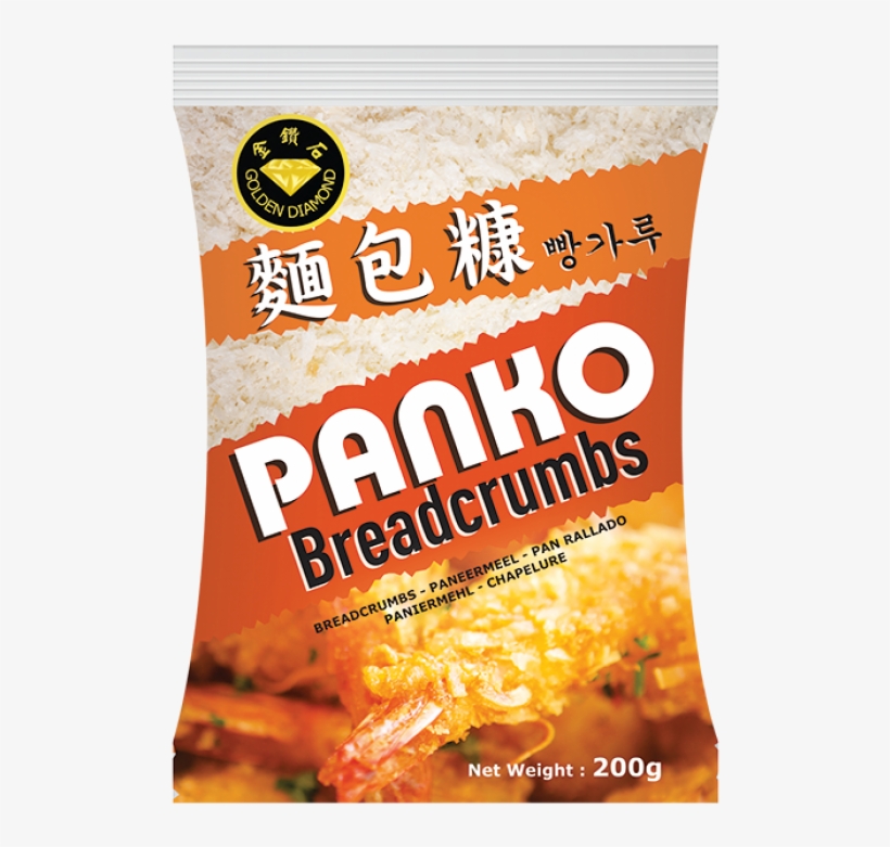 Golden Diamond Bread Crumbs Panko 200g 金钻石面包糠, transparent png download