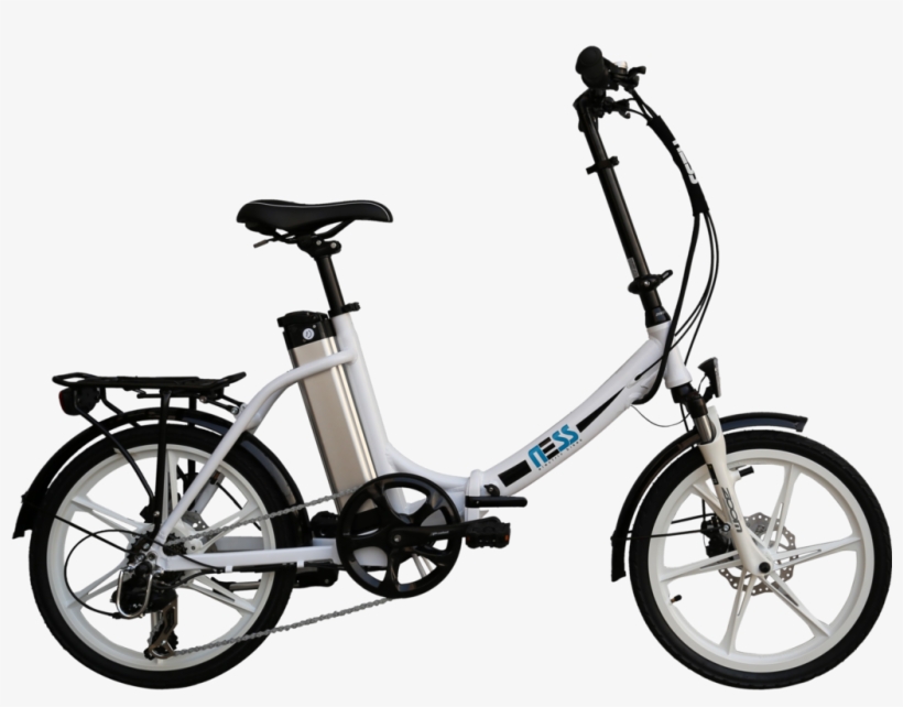 Ness Icon Step Through Folding Electric Bike, Electric - Folding Electric Bike With Throttle, transparent png download