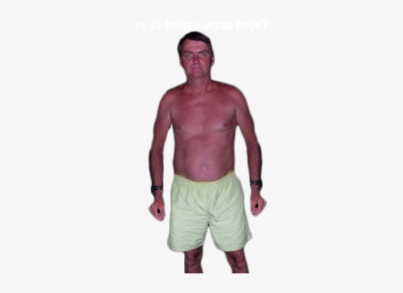 Png Bolsonaro - Bolsonaro Com Peixe Na Mão Png, transparent png download