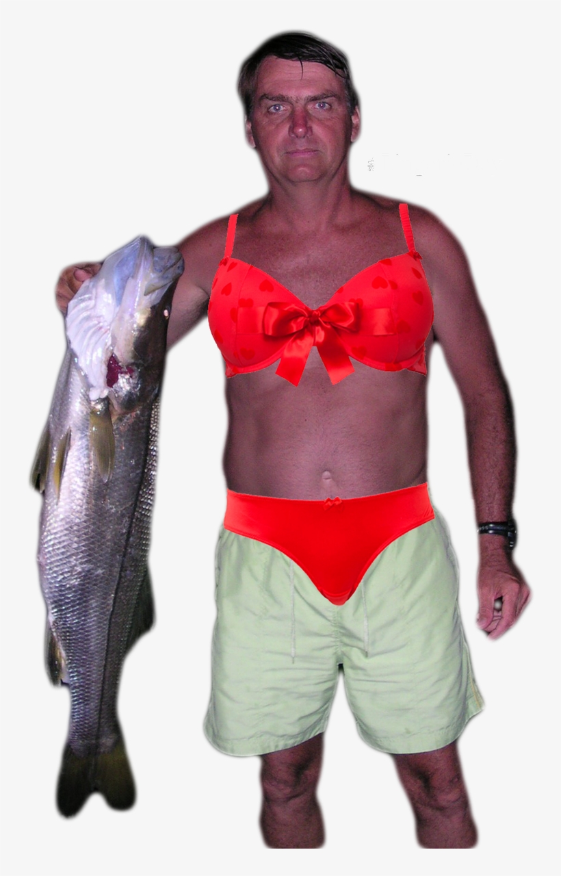 Bolsonaro Com Peixe Png, transparent png download