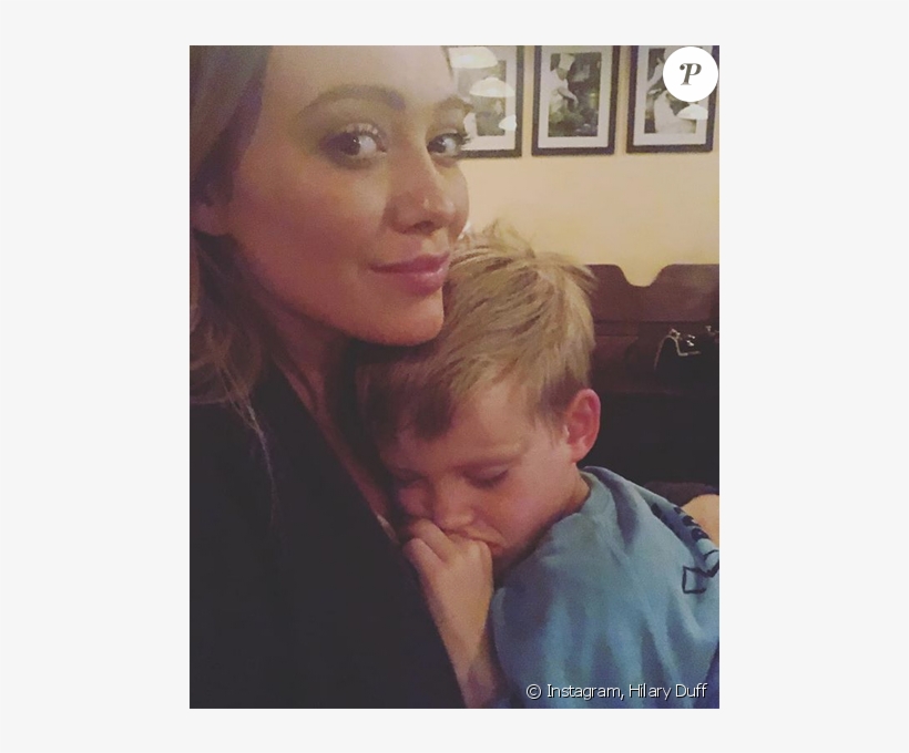 Hilary Duff Et Son Fils Luca - Hilary Duff, transparent png download