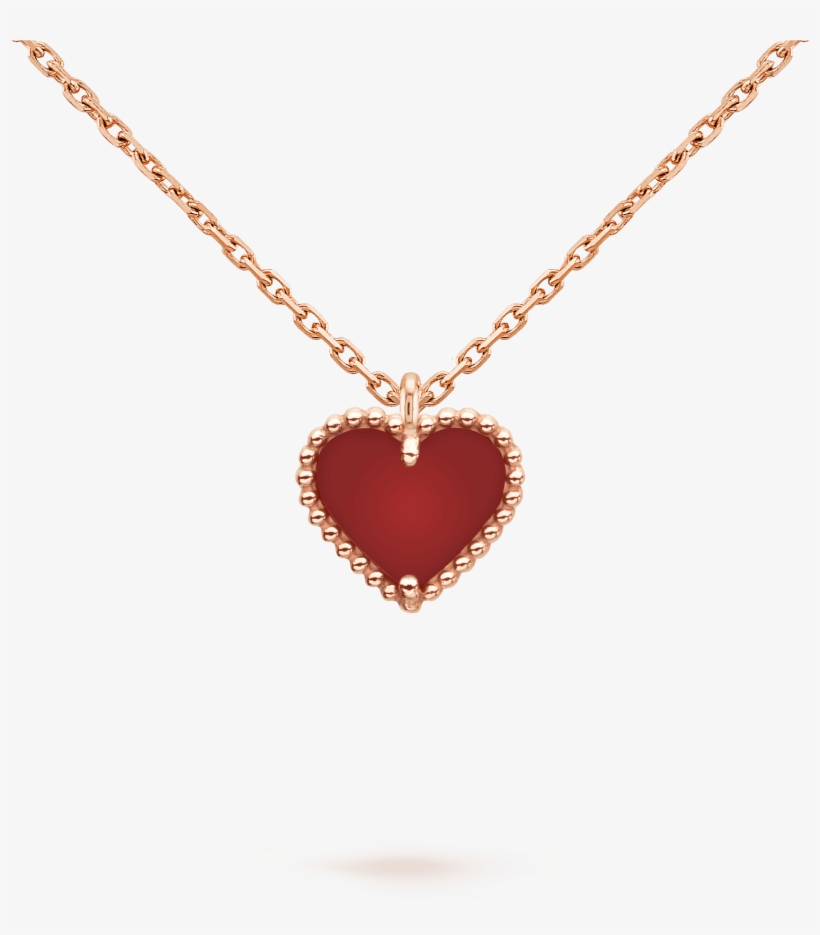 Van Cleef Arpels Heart Necklace, transparent png download