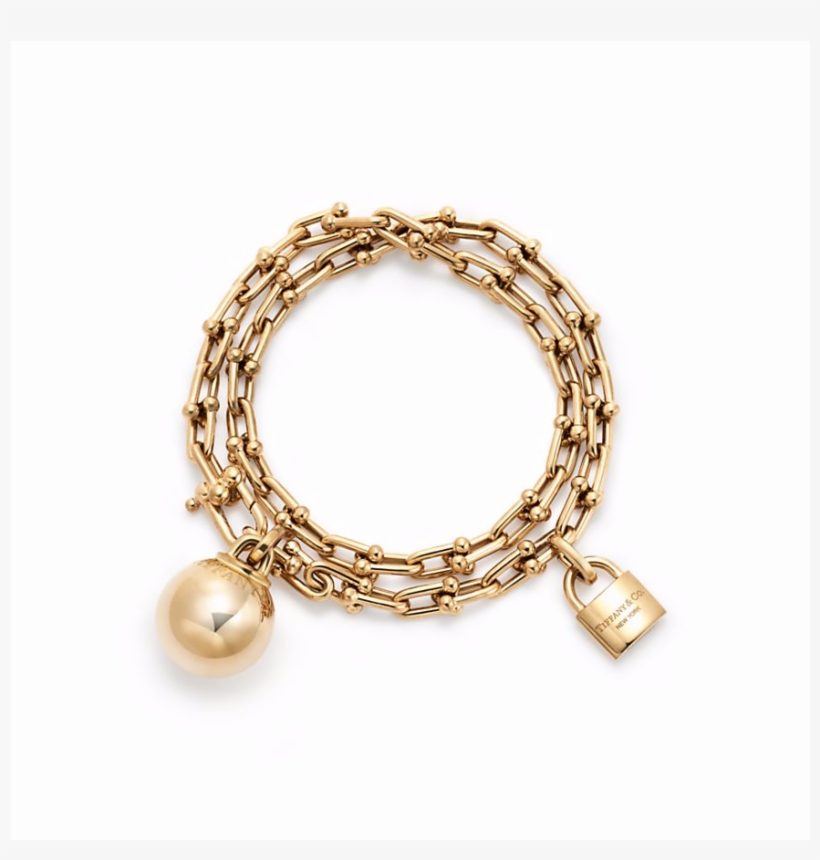 Tiffany & Co Hardwear Wrap Bracelet In Gold - Tiffany Hardwear Wrap Bracelet In 18k Gold, Medium., transparent png download