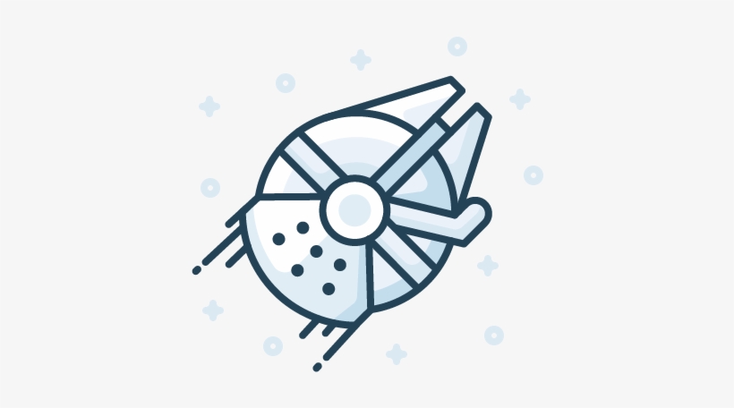 There Is One More Bonus Icon In The Ai File - Star Wars Chewie We Re Home Drawing, transparent png download
