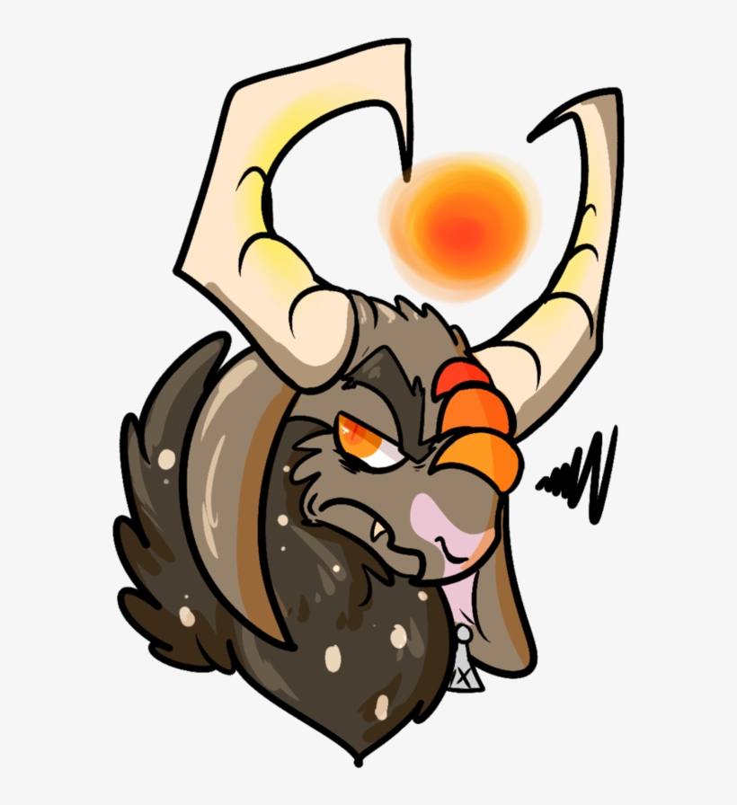 Horns The Bull-dragon Headshot - Cartoon, transparent png download