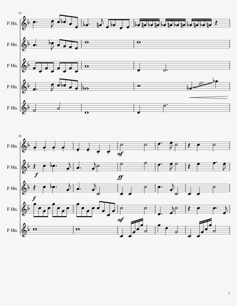Httyd Sheet Music 3 Of 10 Pages - Music, transparent png download
