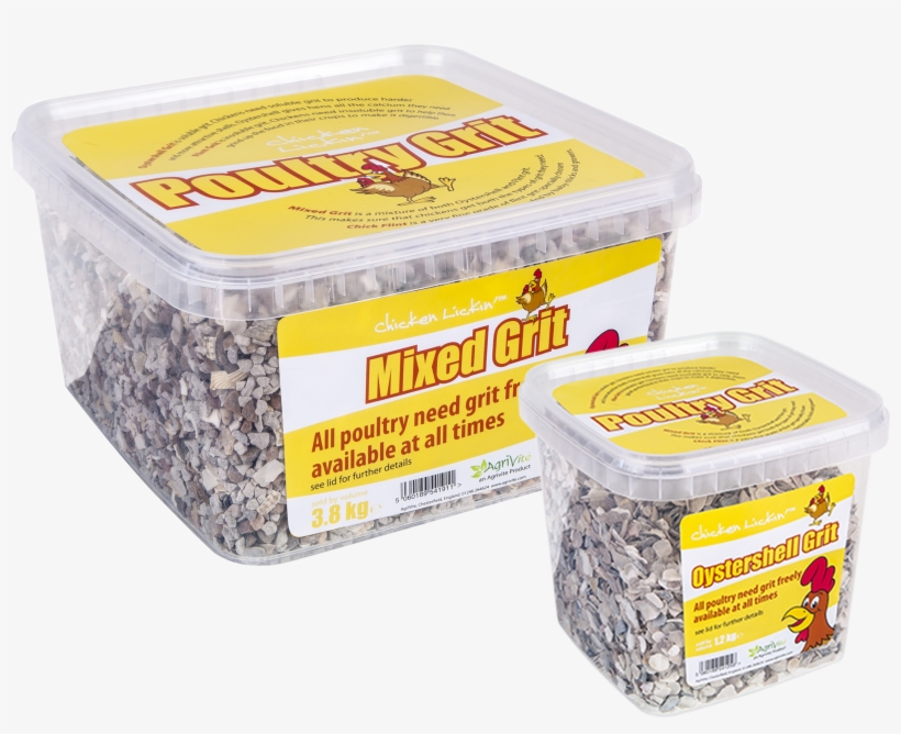 Interhatch Manufacture A Comprehensive Range Under - Agrivite Chicken Lickin' Mixed Poultry Grit - Dry -, transparent png download