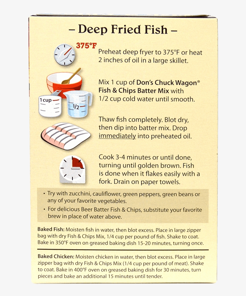 Don's Chuck Wagon Fish & Chips Mix - Wagon, transparent png download