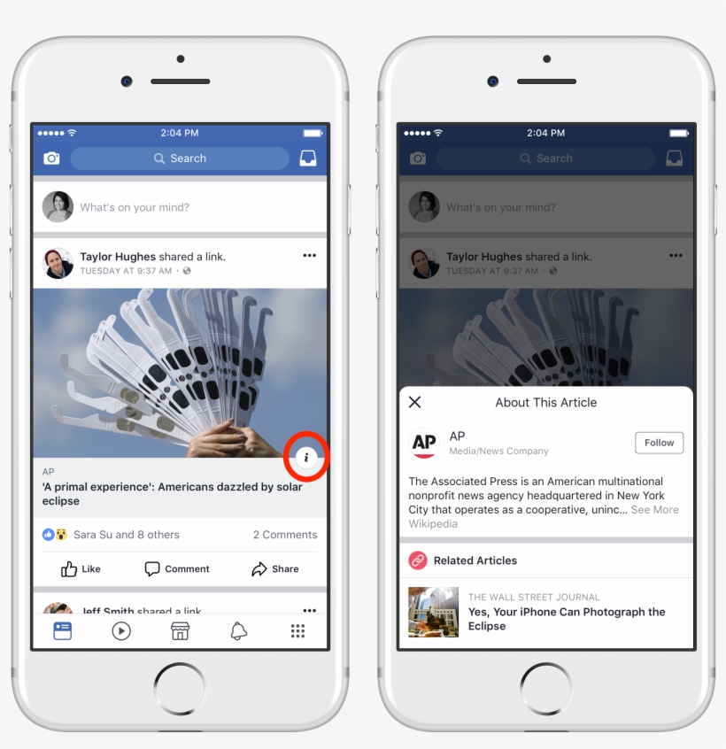 “they Want Better Tools To Help Them Understand If - Fake News Article On Phone, transparent png download