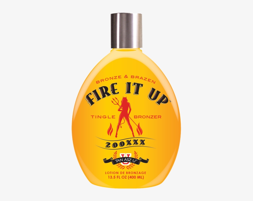 Fire It Up 200xxx Tingle ***discountinué*** - Lot Of 5 Fire It Up Hot Bronzer Tanning Lotion Packets, transparent png download