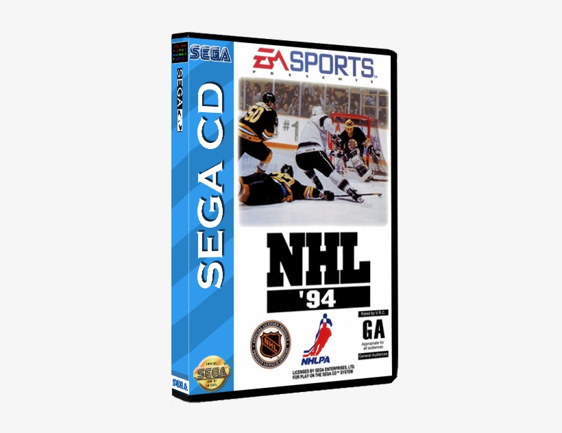 Nhl - Hockey - %2794 - %28usa%29 - Ea Sports Nhl 94 [sega Genesis Game], transparent png download
