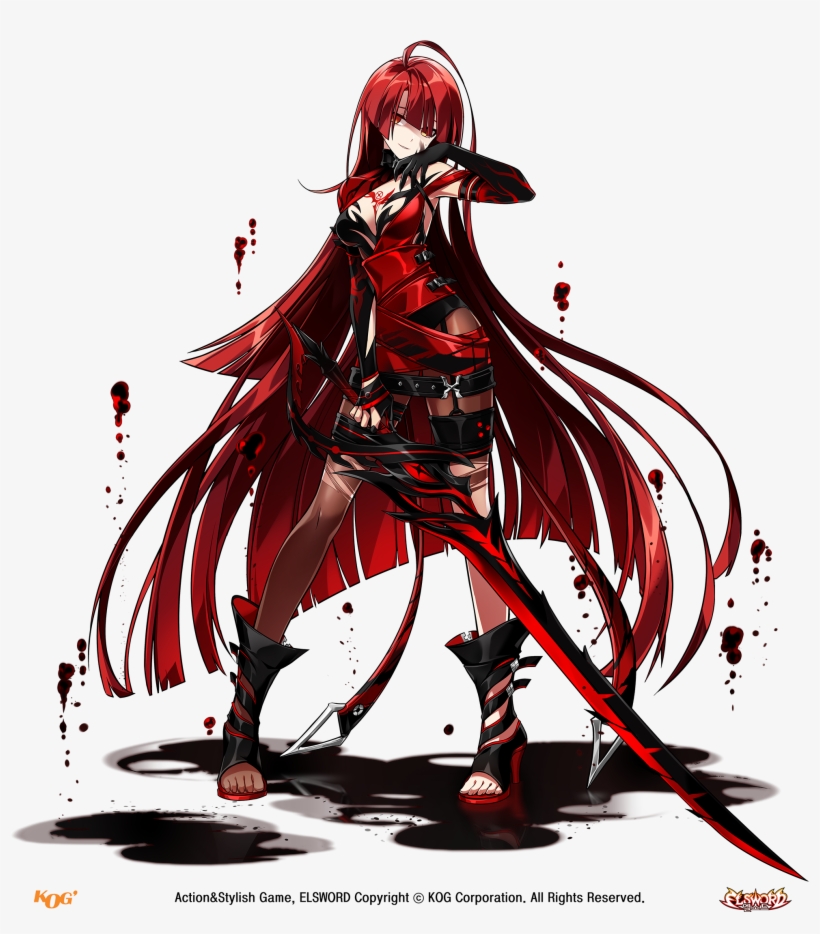 Download Png - Elsword Bloody Queen Fanart, transparent png download