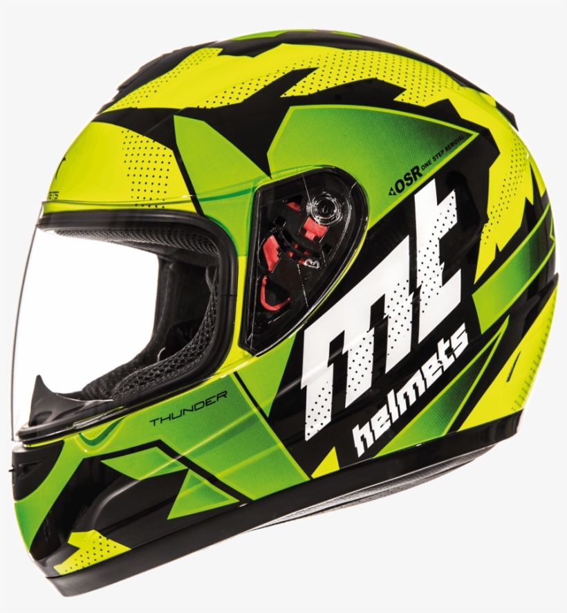 Torn Gloss Fluor Yellow Fluor Green - Mt Helmets Torn Thunder, transparent png download