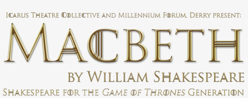 Title Font Layer - Macbeth Title No Background, transparent png download