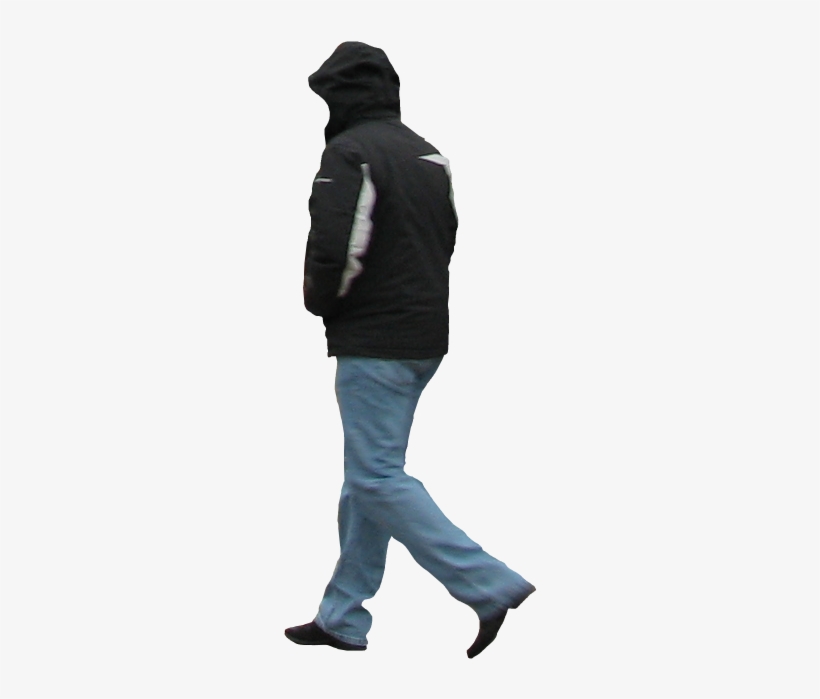 Man In Winter Jacket - Architecture People Winter Png, transparent png download