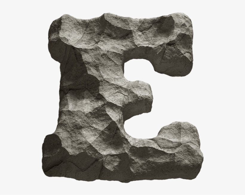 Rock Font - Rock Letters Png, transparent png download