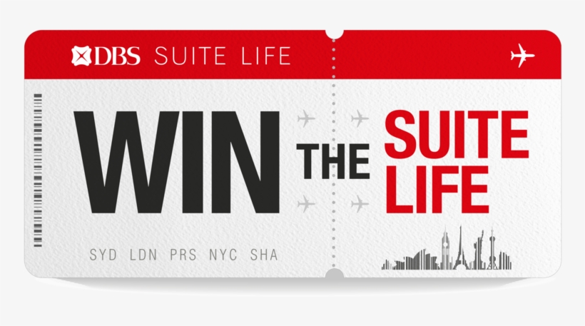 50 Singapore Airlines Suites Tickets Up For Grabs - Dbs The Suite Life, transparent png download
