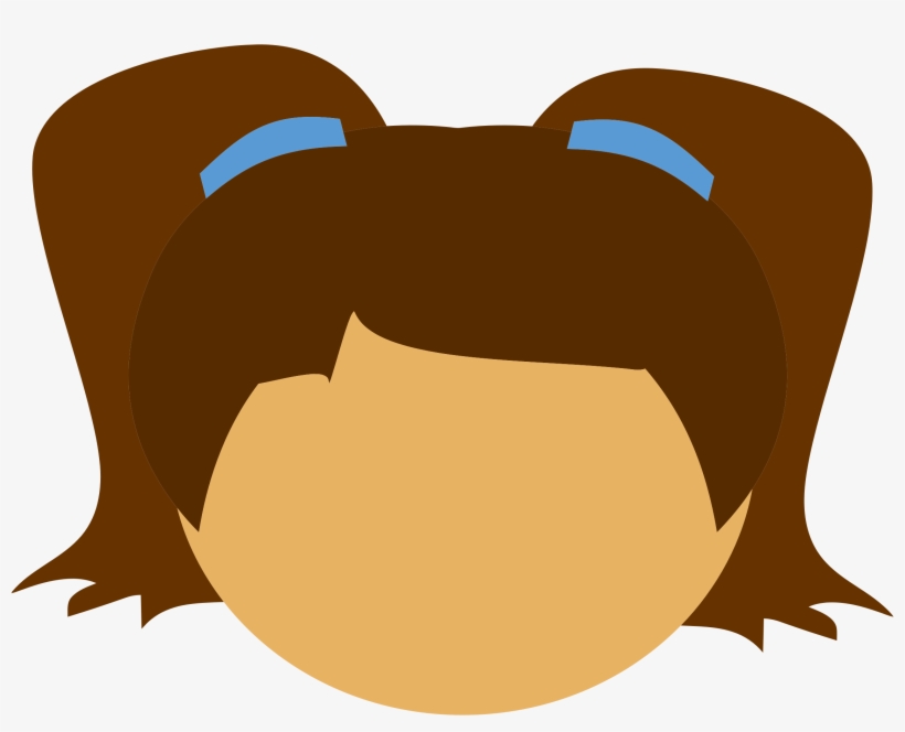 This Free Icons Png Design Of Girl's Head 2, transparent png download