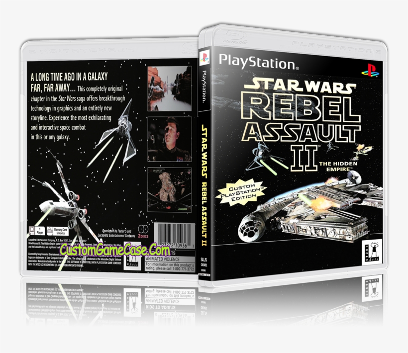 Star Wars Rebel Assault Ii - Star Wars Rebel Assault 2 Playstation Ps1, transparent png download