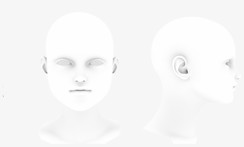 I Painted On In Photoshop And Duplicated And Resized - Human, transparent png download