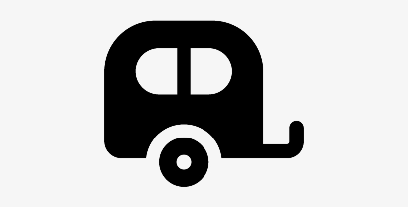 Camper Caravan Vector - Caravan, transparent png download