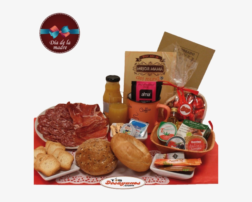 Desayuno A Domicilio Día De La Madre Ibérico - Desayunos Para El Dia De La Madre, transparent png download