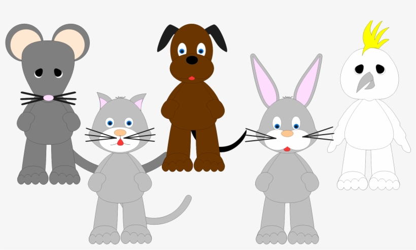 Mammal Clipart Domestic Rabbit Hare Cartoon Png - Rat, transparent png download