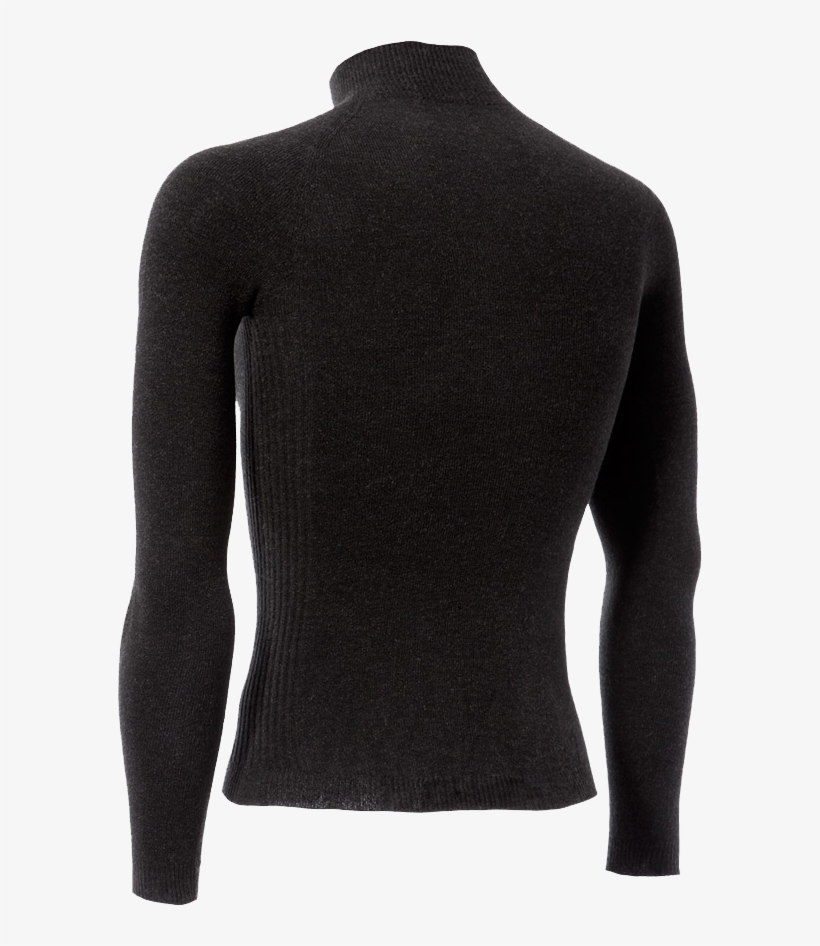 Mock Sweater - Svart Polotröja, transparent png download