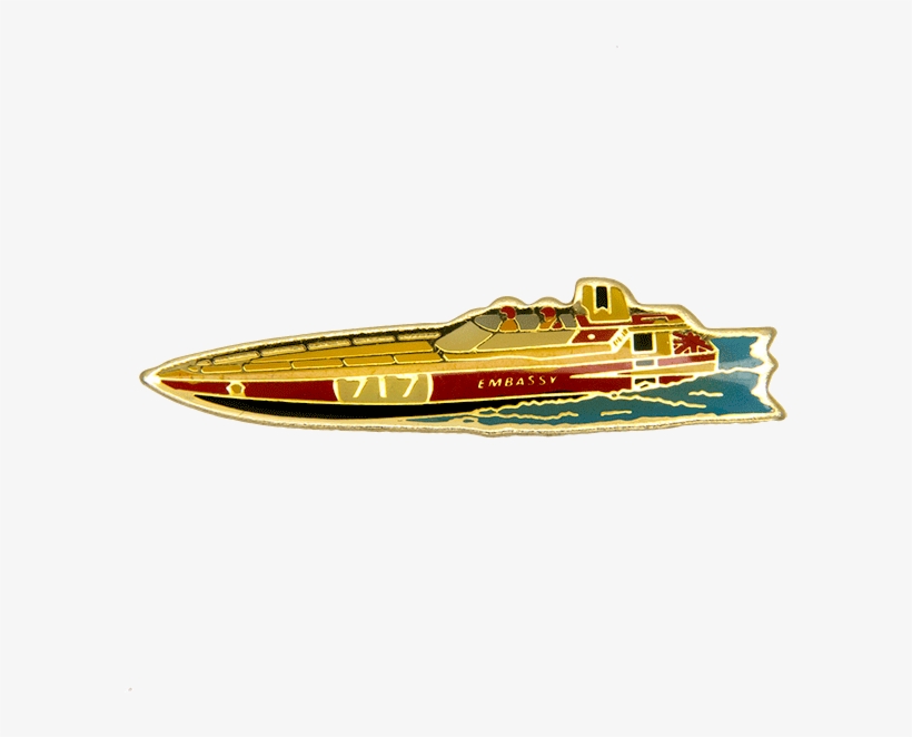 Speedboat Pin - Scale Model, transparent png download
