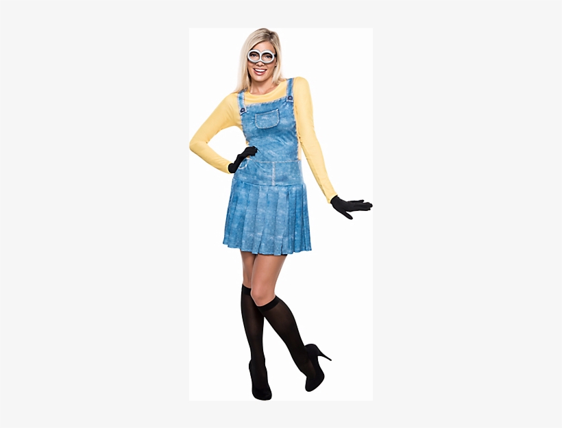 16 Of The Most Inappropriate 'sexy' Halloween Costumes - Minions Movie Female Minion Adult Costume, transparent png download