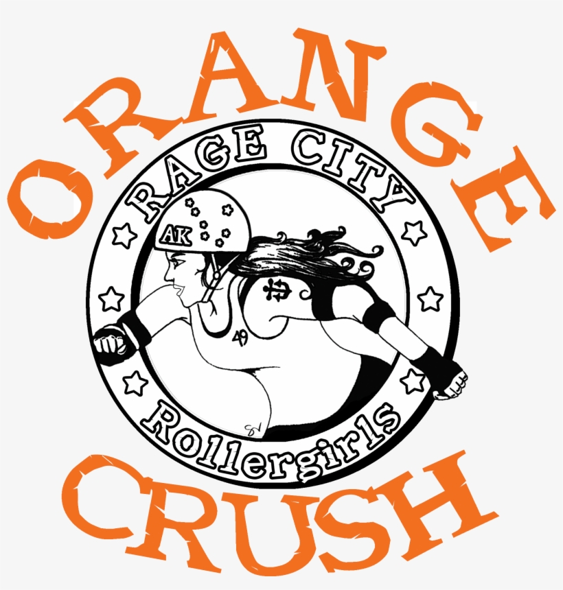 Orangecrushlogo Color Scoreboard - Rollergirls Rollergirls Rollergirls Wall Clock, transparent png download