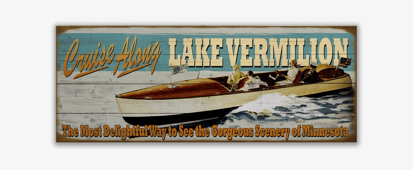 View Zoom Cruise Along Speedboat Sign - Personalized Wood Lake Sign - Cruise Along Speedboat, transparent png download