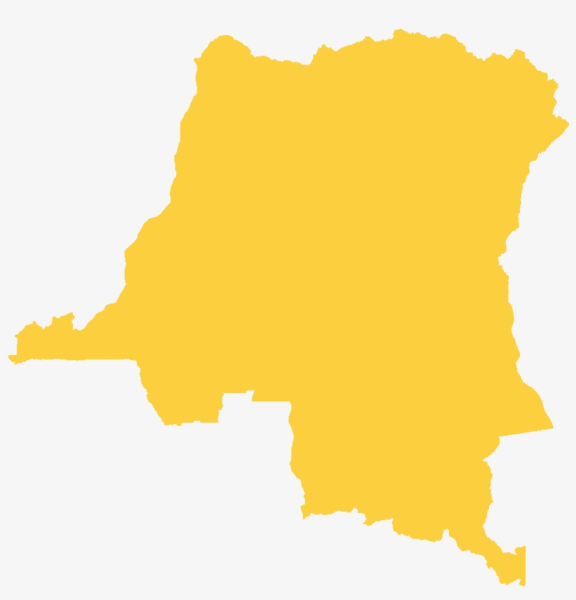 Democratic Republic Of Congo Outline, transparent png download