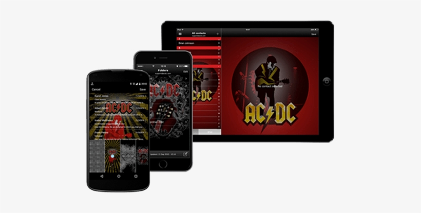 Ac/dc Fan Mail - Official Ac/dc Acdc Album Art Rock N Roll Train Hard, transparent png download