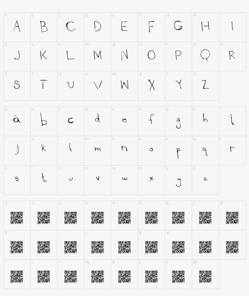 Font Characters - Font, transparent png download