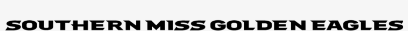 Southern Miss Golden Eagles Font, transparent png download