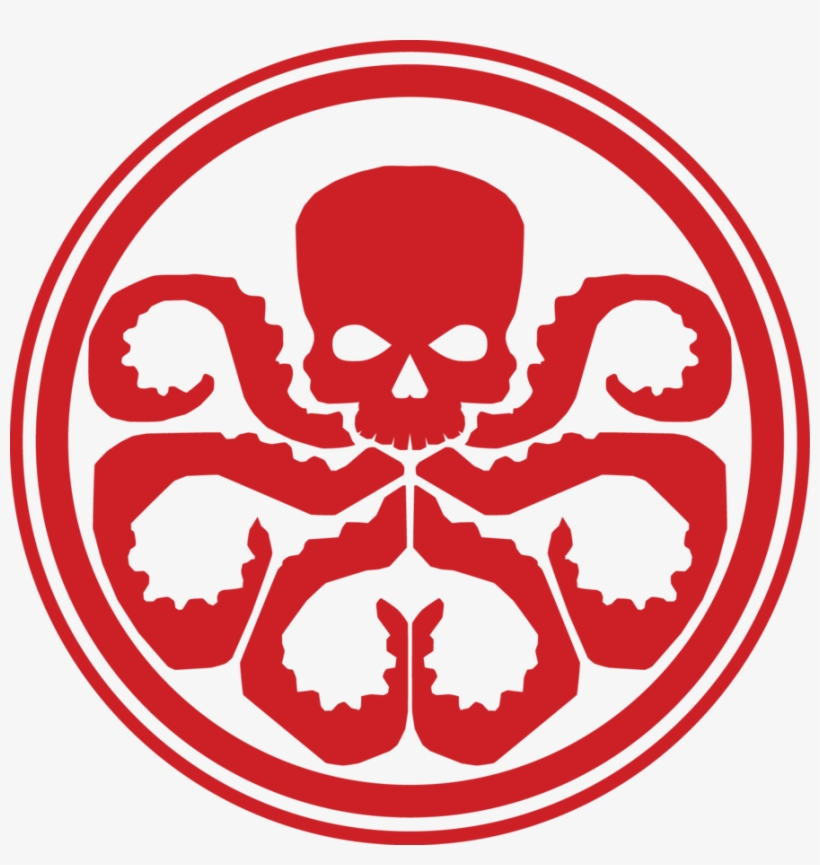 Marvel Comics Captain America Hydra Logo Metal/enamel, transparent png download