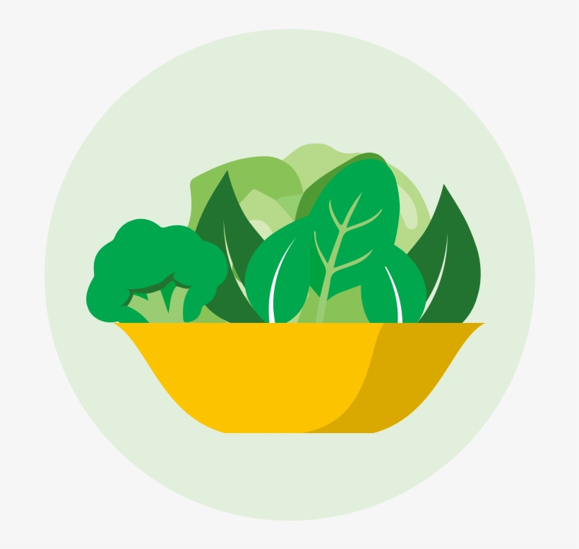 Eat A Green Salad As Often As You Can - Vegetables Logo, transparent png download
