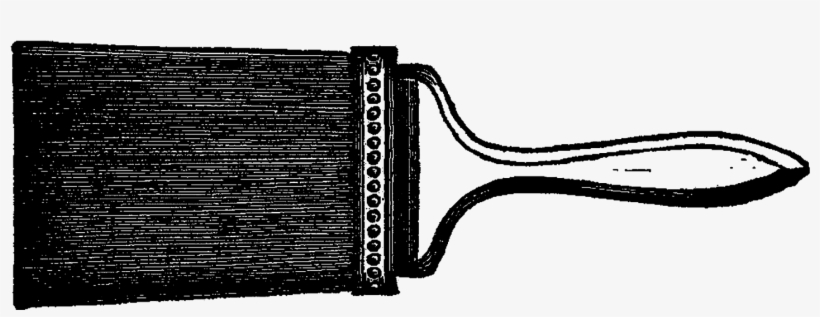 This Is A Wonderful, Detailed Digital Image Of A Vintage - Vintage Paint Brush Illustration, transparent png download