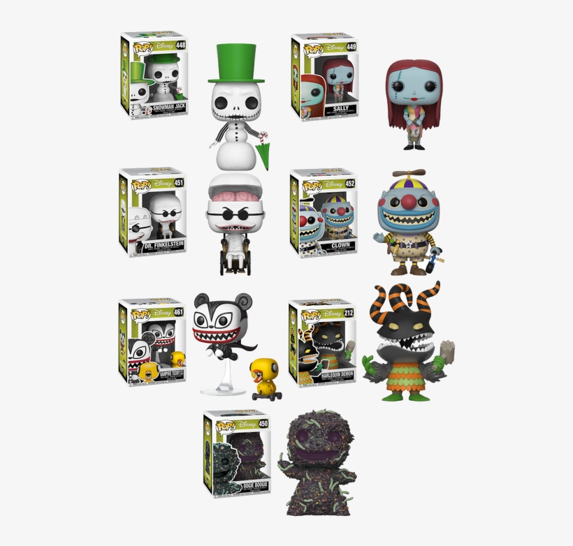 The Nightmare Before Christmas 25th Anniversary Complete - Nightmare Before Christmas Pop Vinyls, transparent png download